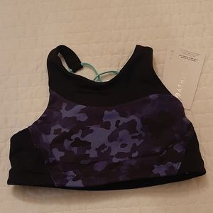 Athleta free style camo swim top a-c